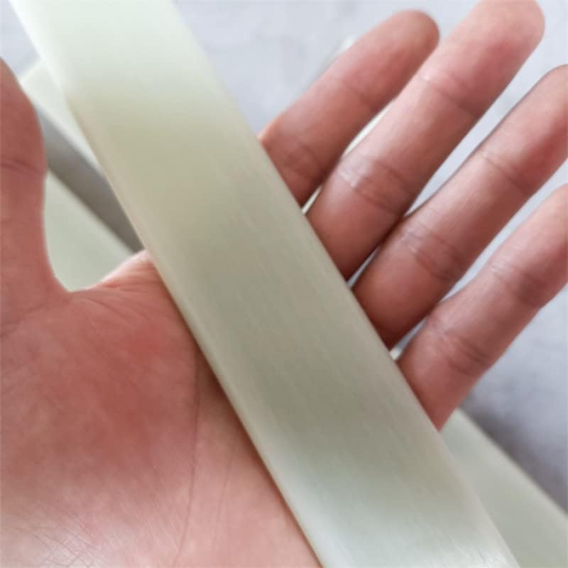 White Glass Fiber Sheet Strip 5X25MM Fiberglass Rod Length 570mm Insulation Corrosion Resistant Material - (Color: 1PC 5X25X570MM, CN)