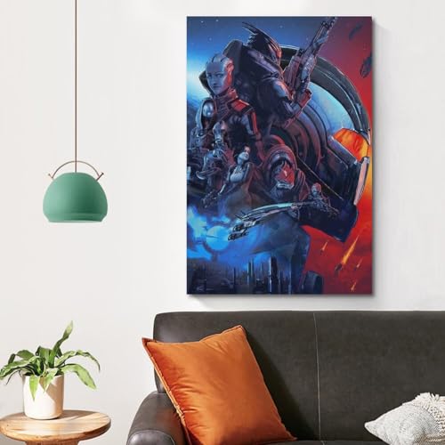 KSOXDAITIP Mass Effect Video Game Poster Poster Decorative Painting Canvas Wall Posters And Art Picture Print Modern Family Bedroom Decor Posters 08x12inch(20x30cm) - Image 3