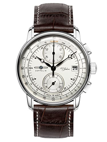 Zeppelin 100 Years ed. 1 Reloj para Hombre Analógico de Cuarzo con Brazalete de Piel de...