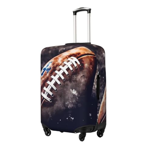 Travel Luggage Cover Anti-Scratch Suitcase Cover Protector Elastic Thicken Luggage Protector Washable Baggage Covers American Football Suitcase Sleeve Fit 18-32 Inch Luggage Small2