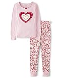 Gymboree,Gymmie Cotton Pajama Sets, Big Kid, Toddler,Valentine Rose,8