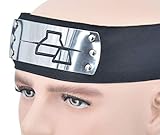 Dazcos for Anti Rock Village Deidara Cosplay Headband for Akatsuki Head Protector (Deidara-band-Black)