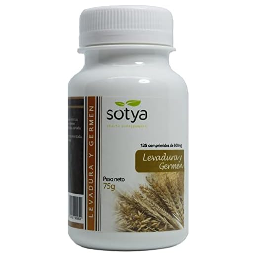 SOTYA Levadura Cerveza-Germen de Trigo 125 comprimidos