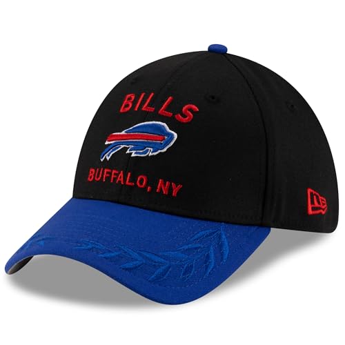 New Era Men's Black/Royal Buffalo Bills 2025 NFL Draft 39THIRTY Flex Hat