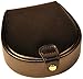 SHANG-JUN Reine Humider Budd Leather Horseshoe Stud Box, Groß, Schwarz Rein zum Rauchen.