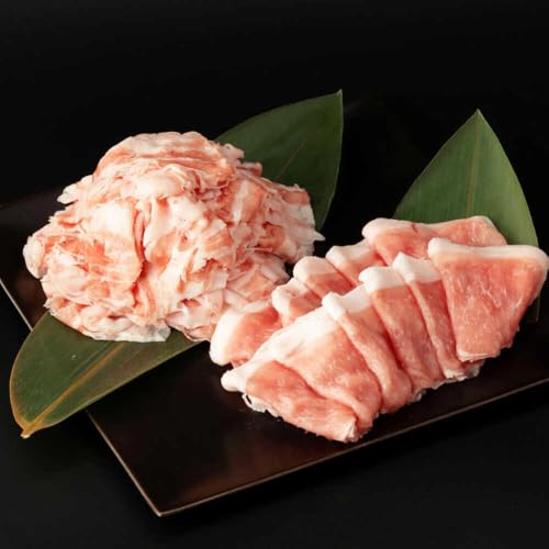 豚 スライス 長崎県産 豚 しゃぶしゃぶ 用 1kg( ロース ・ バラ 各500g)