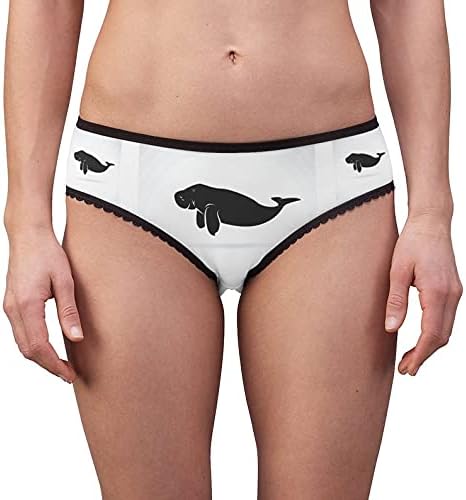 Dugong Design Panties, Dugong Design Underwear, Briefs, Cotton Briefs, Funny Underwear, Panties For Women