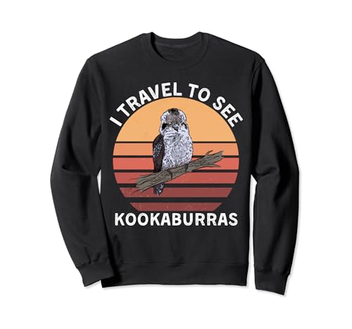 Retro Viaje Para Ver Kookaburras Vintage Kookaburras Amante Sudadera