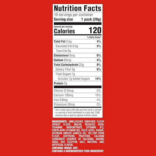 BARNUM'S Original Animal Crackers, Kids Snacks, 10 Snack Packs - image 2