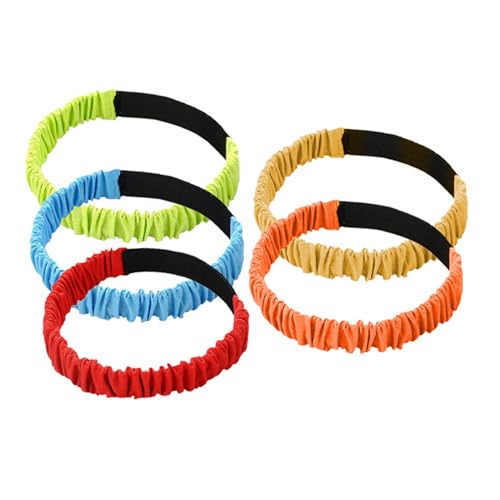 Lot de 10 bandes élastiques de course à trois pieds pour jeux d'équipe