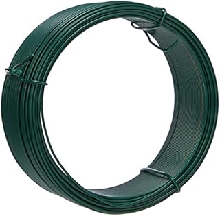 Merriway® BH00134 Plastic Coated Garden Wire, 1.2 mm x 0.75 (30 meters) - Green