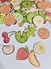 Fruit Confetti, Fruit Craft, Fruit Party Table Decoration, Made in America #1