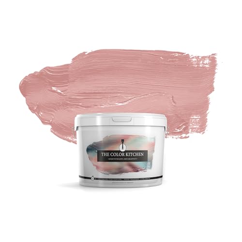 Livingwalls Wall Paint The Color Kitchen – Pink TCK7009 – 2,5 L – high opacity, matte, low-odor – interior paint, scrub-resistant