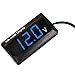 2 Pieces DC 4 to 28V Car Digital Voltmeter 12V Voltage Meter Car Audio Gauge LED Display 12V Waterproof Voltage Gauge Meter for Motorcycle(Blue Light)
