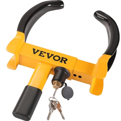 Vevor 2 PACKS UNIVERSAL WHEEL LOCK Wheel Lock, 2 Packs Universal Wheel Clamp Lock, Adjustable Anti Theft Trailer Lock Wheel Clamp thumb #9
