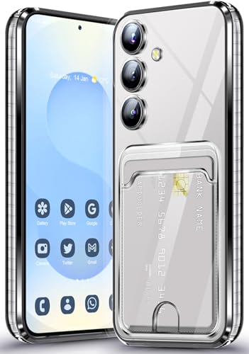 Coque Samsung Galaxy S25 avec porte-cartes silicone pour vos déplacements urbains