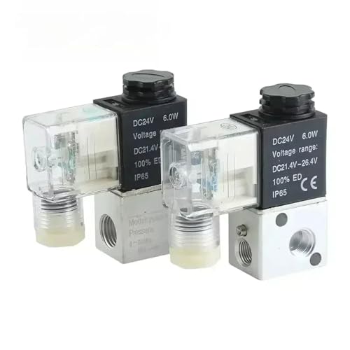 Électrovanne pneumatique étanche IP65 basse consommation DC 24V - 6