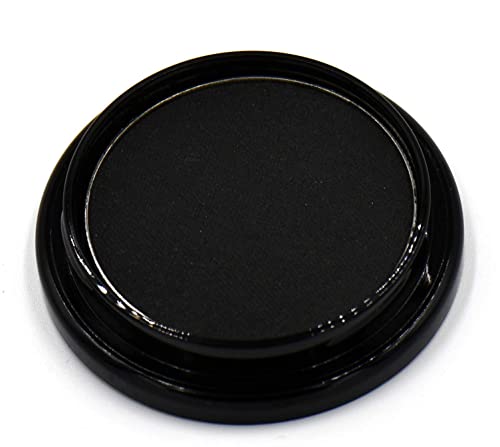 Pure Zivaª Black Matte Opaque Smokey Eye Onyx Midnight Zero Jet Black Pressed Powder Single Vegan Eyeshadow; Talc, Paraben & Cruelty Free #TOP1