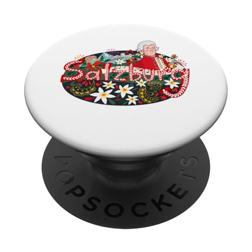 Fiore rosso mattone minimalista floreale girasole PopSockets PopGrip