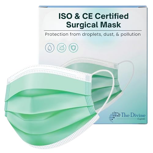 Image of Surgical Mask for Men & Women | Certified by ISO & CE to Protect Mouth Droplets, Dust and Pollution Combo
