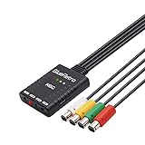 KOBONA Blueretro - Adaptador de controlador inalámbrico multifunción compatible con Bluetooth, botón de reinicio cero latencia para consola Gamecube PS4 Switch Xbox