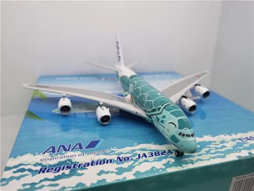 Miniatura 6 de Phoenix ANA Inspiration of Japan Green Turtle Airbus A380 JA382A 1.400 DIECAST Modelo preconstruido