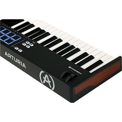 Arturia KeyLab Essential 88 mk3 88 key USB MIDI Controller Keyboard with Analog Lab V Software Included, Black