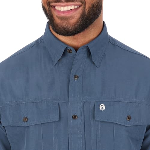 Coleman Mens UPF 40+ Ultra Lightweight Quick Dry Short Sleeve Guide Shirt Outdoor for Fishing Hiking Camping4
