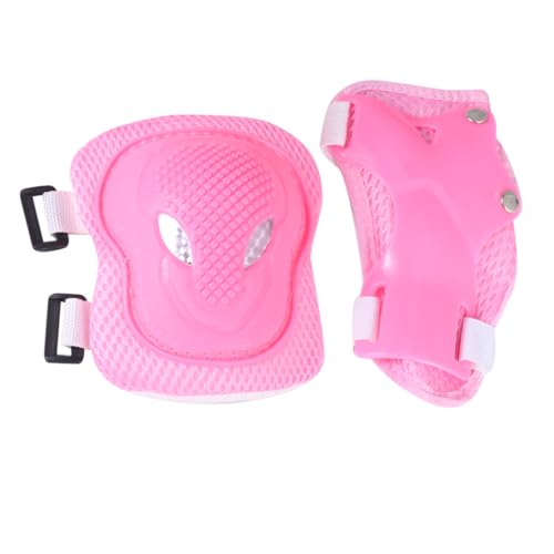 Happyyami Knee Elbow Pads Set Protective Gear for Inline Skates Rollerblading PVC Sponge for Skaters