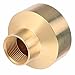 ciciglow Fountain Nozzle, Brass Cluster Fountain Nozzle, High Wear, Suitable for All Kinds of (1 inch 32mm Internal Teeth)