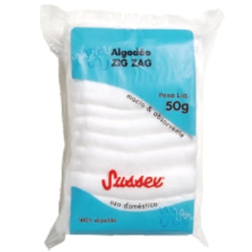 Generico - Algodo Zig Za - Almofada de Algodo - 50G