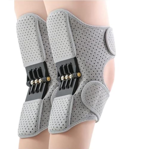 EUNOGO Ms 2 PCS Knee Protection Booster, Joint Support Spring Knee Stabilizer Pad with 3 Springs,...