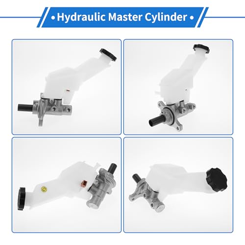 VekAuto 1 Pcs Brake Master Cylinder for Hyundai Santa Fe 2014-2017 Durable Aluminum Alloy,Plastic Engine Compartment Hydraulic Master Cylinder with Reservoir by VekAuto - Used condition - Image 6