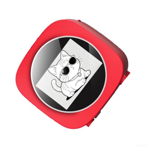 Imprimante d'autocollants vocaux AI étiqueteuse thermique portable mini imprimante photo rouge 88mm