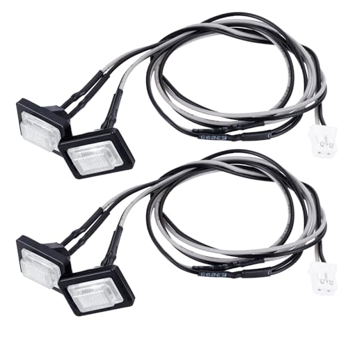 Tensione: 3 V. AXspeed Luci laterali per Tamiya LED lampada 1/14 trattore R620 R470 Scania Rimorchio RC Camion Aggiornamento (Bianco)