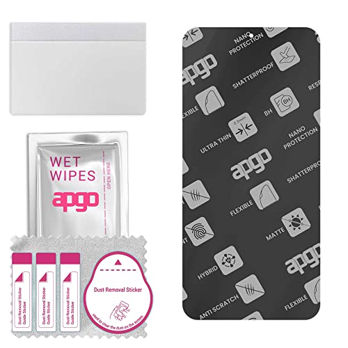 apgo Protector de pantalla MATTE Hybrid Glass para Xiaomi Mi Play