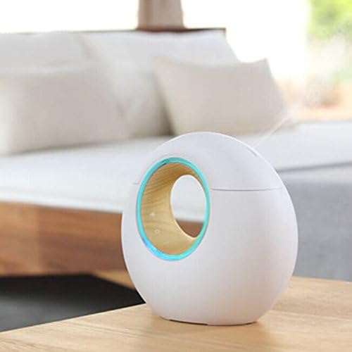 Ultrasonic Aroma Diffuser with Soft Changing LED Light and Build-in Soothing Music Cool Mist Most Advanced Technology 2.4 Million Vibrations Per Second Ultra Quite Touch Button 150ml