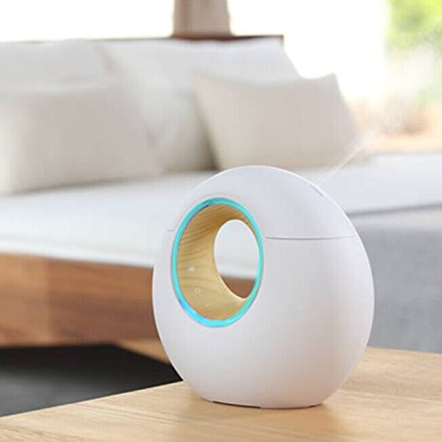 Ultrasonic Aroma Diffuser with Soft Changing LED Light and Build-in Soothing Music Cool Mist Most Advanced Technology 2.4 Million Vibrations Per Second Ultra Quite Touch Button 150ml