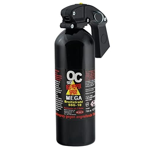Pfefferspray OC 5000 MEGA 750 ml Breitstrahl