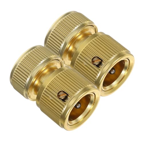 Didiseaon Conector De Tubería De Acoplamiento Recto Adaptador De Conexión Rápida para Mangueras De Agua Robusto y Duradero