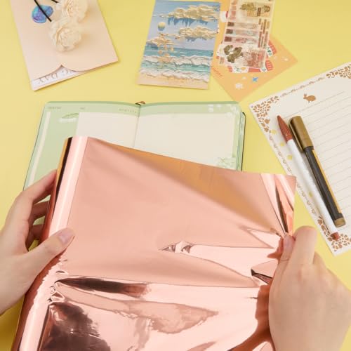 SUPERFINDINGS 393.7ft Hot Foil Roll Heat Transfer Foil Paper, Dark Salmon by SUPERFINDINGS - Used condition - Image 3