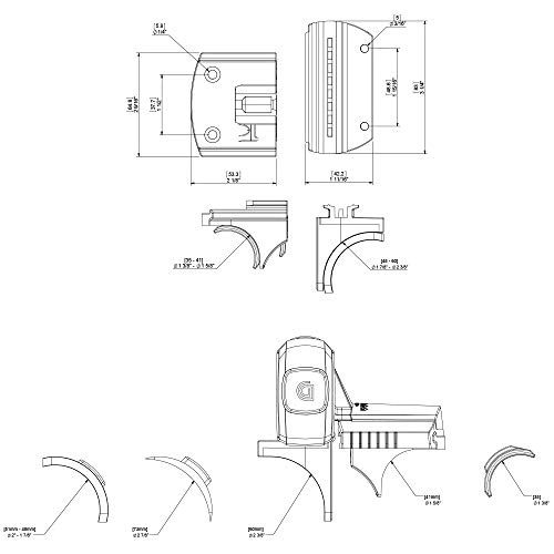 D&D Technologies Ml3Rpk Magnalatch Round Post Adapter Kit, For Top And Vertical Pull Safety Gate Latches #TOP6