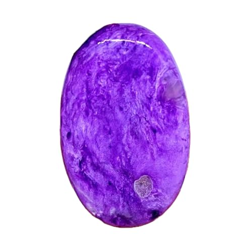 Charoite naturelle cabochon ovale pour créer un bijou personnalisé à offrir
