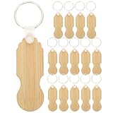 Jeton de chariot suspendu : ce jeton en ne rouille pas facilement, est et portable, et se dans la main, ouvre-caddie