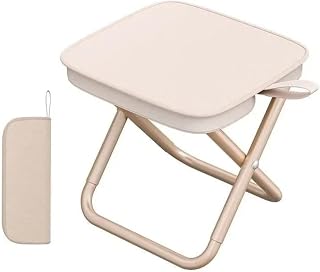 Taburete plegable portátil para camping, silla de pesca pequeña, taburete de camping ligero, silla plegable al aire libre para camping, pesca, picnic, viajes