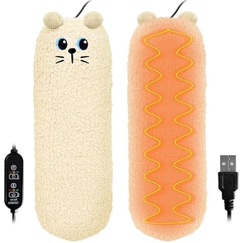 CRIMMY Heating Pad for Period Menstrual Cramps, Portable Heating Pads for Neck Back Pain Relief, Stuffed Animal Gift for Her Girlfriend Women Cover