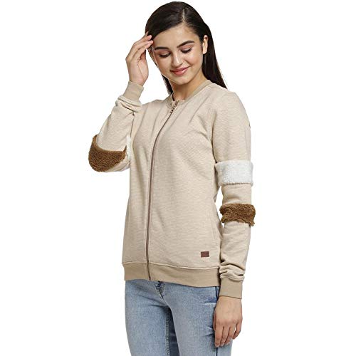 Image of PINACOLADA Women Stylish Solid Casual Jacket(AWZ19 JKSLD W PLN CR AZ M)