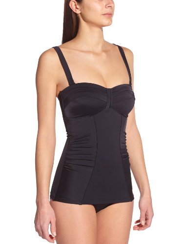 Photo de Scandale - Maillot de Bain 1 Pièce - Uni - Femme - Noir (Noir Onyx) - XL