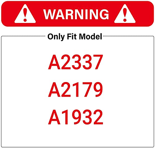 Capa para MacBook Air 13 polegadas da IBENZER 2020 2019 2018 nova versão A1932, capa rígida com tecl