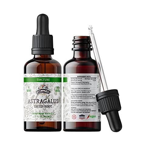 Astragalus Tincture Organic Extract Supplement Cover
